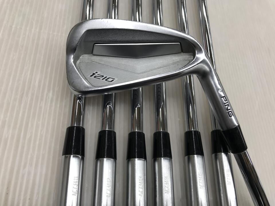 【中古】ピン i210 アイアンセット 26&deg; S200フレックス 38.25インチ ダイナミックゴールドEXTOUR ISUUE リシャフト品 Cランク 右利き用 PING ゴルフクラブ ゴルフドゥ ゴルフ用品 GOLF DO 中古ゴルフク｜ゴルフ ドゥ 中古クラブ店