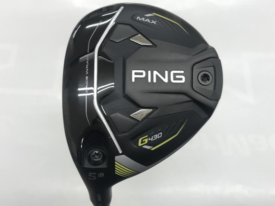 【中古】ピン G430 MAX フェアウェイウッド 5W 18° Sフレックス 42.5インチ ヘッドカバーあり TOUR 2.0 BLACK 65 Cランク 左利き用 PING ゴルフクラブ G430マックス ゴルフドゥ ゴルフ用品 GOLF DO 中古ゴル