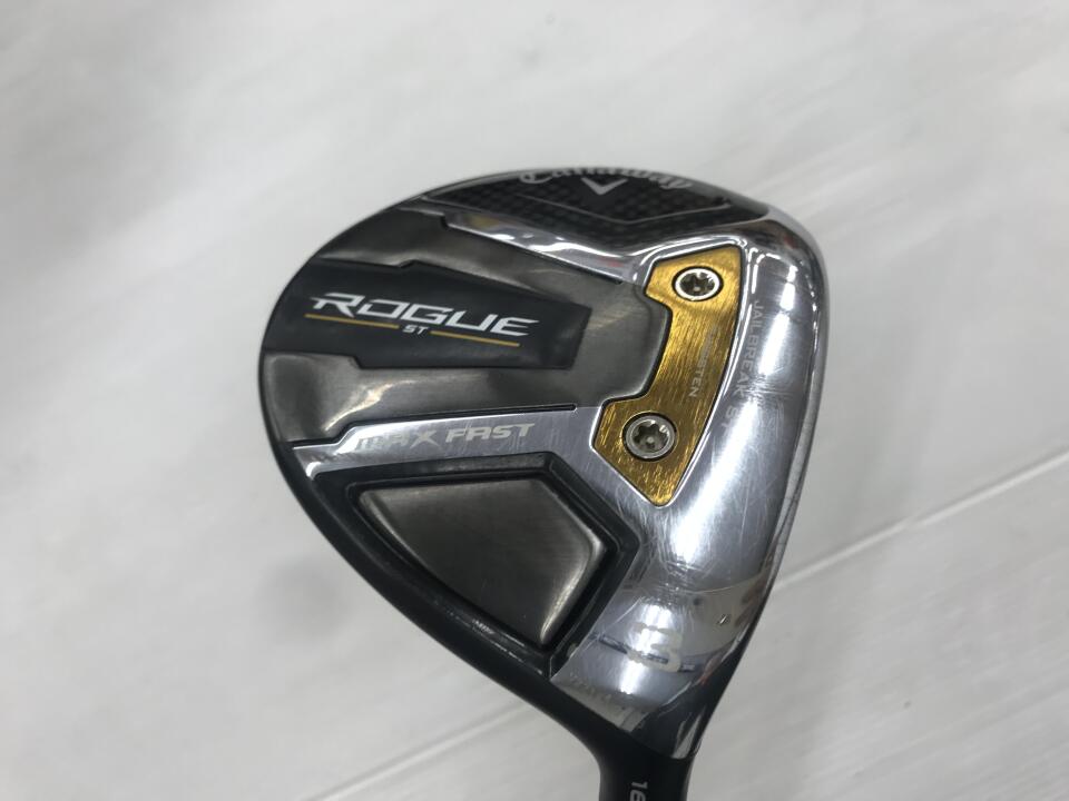 【中古】キャロウェイ ROGUE ST MAX FAST フェアウェイウッド 3W 16° Rフレックス 42.75インチ ヘッドカバーあり SPEEDER NX 40 for Callaway Dランク 右利き用 Callaway ゴルフクラブ ローグSTマックスファス