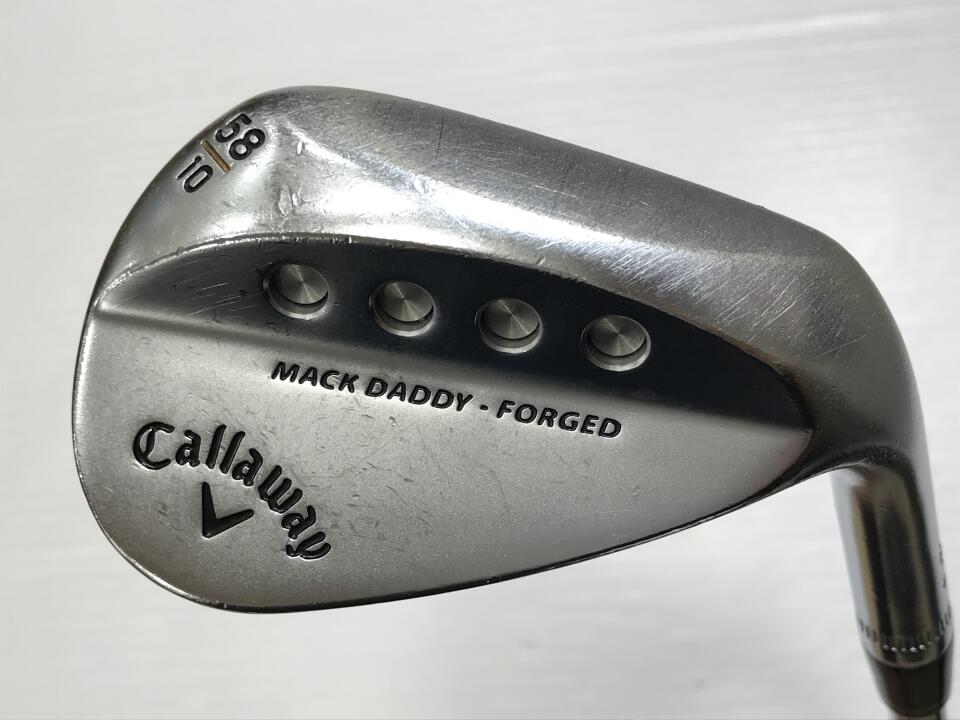 【中古】キャロウェイ MACK DADDY FORGED 2019 クロムメッキ ウェッジ 58° Sフレックス 35.0インチ NSプロ950GH Dランク 右利き用 Callaway ゴルフクラブ ゴルフドゥ ゴルフ用品 GOLF DO 中古ゴルフクラブ