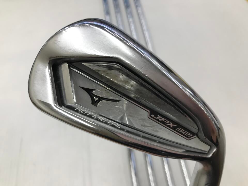 【中古】ミズノ JPX 921 HOT METAL アイアンセット 25° 37.5インチ Zelos 6 リシャフト品 Cランク 右利き用 MIZUNO ゴルフクラブ ゴルフドゥ ゴルフ用品 GOLF DO 中古ゴルフクラブ