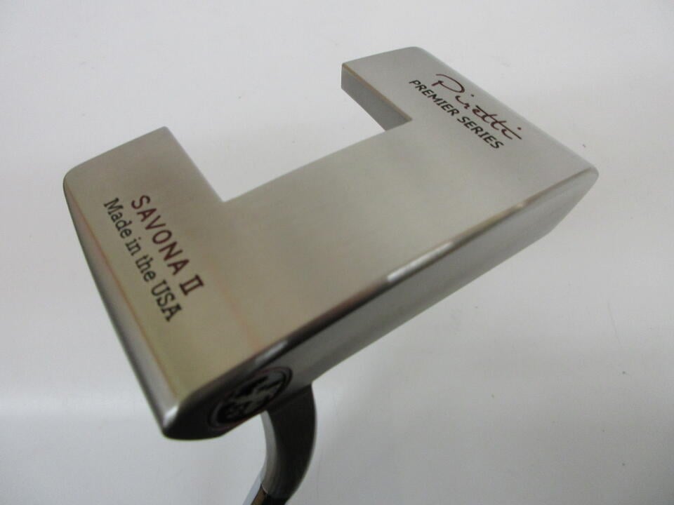 【中古】ピレッティ PREMIER SERIES SAVONA 2 パター 34.0インチ ヘッドカバーあり オリジナルスチール Cランク 右利き用 Piretti ゴルフクラブ ゴルフドゥ ゴルフ用品 GOLF DO 中古ゴルフクラブ