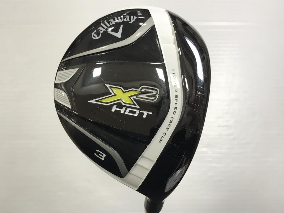 【中古】キャロウェイ X2 HOT フェアウェイウッド 3W 15° Sフレックス 43.0インチ X2 HOT Cランク 右利き用 Callaway ゴルフクラブ ゴルフドゥ ゴルフ用品 GOLF DO 中古ゴルフクラブ