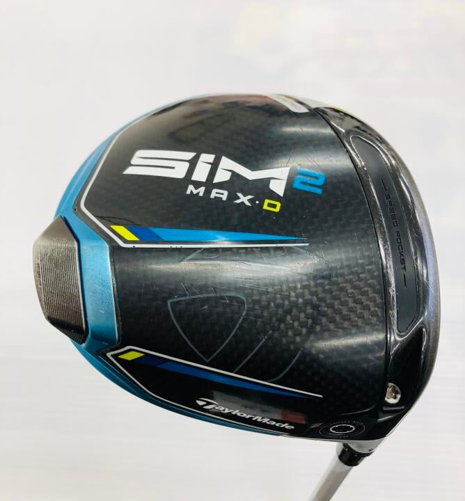 【中古】テーラーメイド SIM2 MAX-D ドライバー 10.5° Sフレックス 45.5インチ ヘッドカバーあり Speeder 569 EVOLUTION 7 Dランク 右利き用 Taylormade ゴルフクラブ シム2マックスD ゴルフドゥ ゴルフ用品