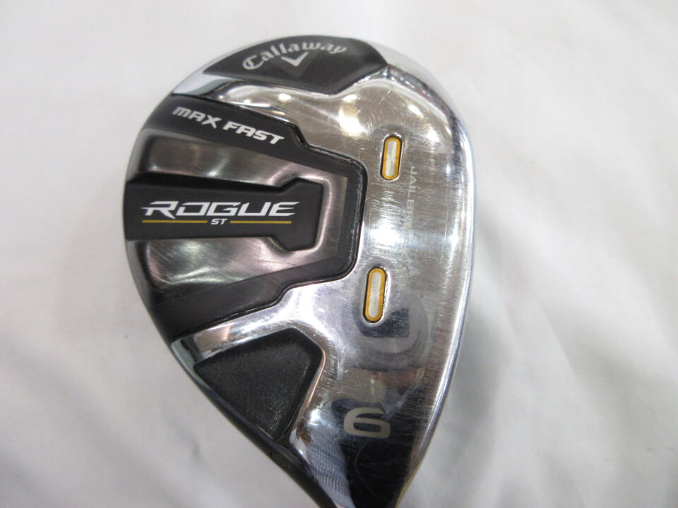 【中古】【レディースモデル】キャロウェイ ROGUE ST MAX FAST レディス ユーティリティ 27° Lフレックス 38.0インチ ヘッドカバーあり ELDIO 40 for Callaway(ROGUE ST) Cランク 右利き用 Callaway ゴルフクラ