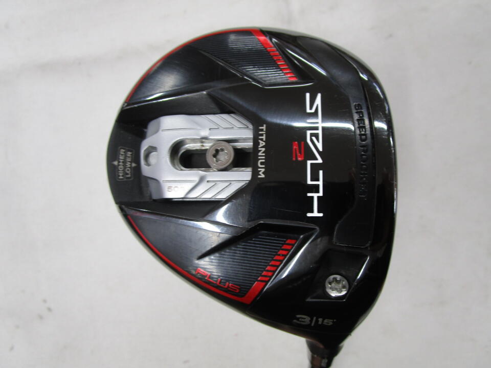 【中古】テーラーメイド STEALTH2 PLUS フェアウェイウッド 3W 15° Sフレックス 43.0インチ ヘッドカバーあり ◆リシャフト◆The ATTAS　6 リシャフト品 Cランク 右利き用 Taylormade ゴルフクラブ ステ