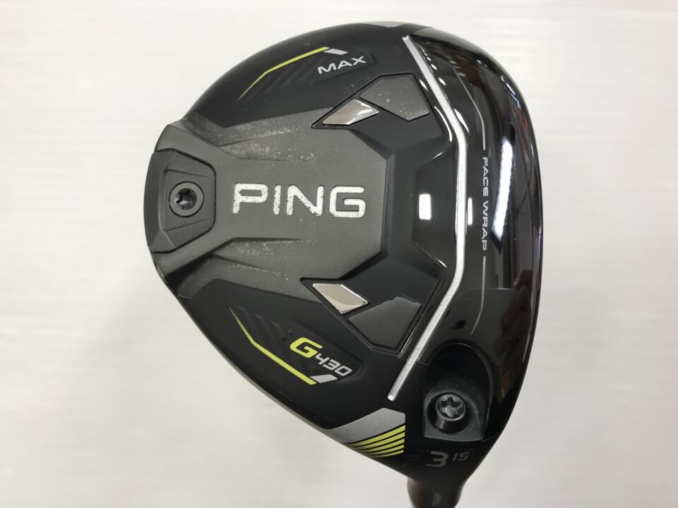 【中古】ピン G430 MAX フェアウェイウッド 3W 15° SRフレックス 42.75インチ ヘッドカバーあり ALTA J CB BLACK Cランク 右利き用 PING ゴルフクラブ G430マックス ゴルフドゥ ゴルフ用品 GOLF DO 中古ゴル
