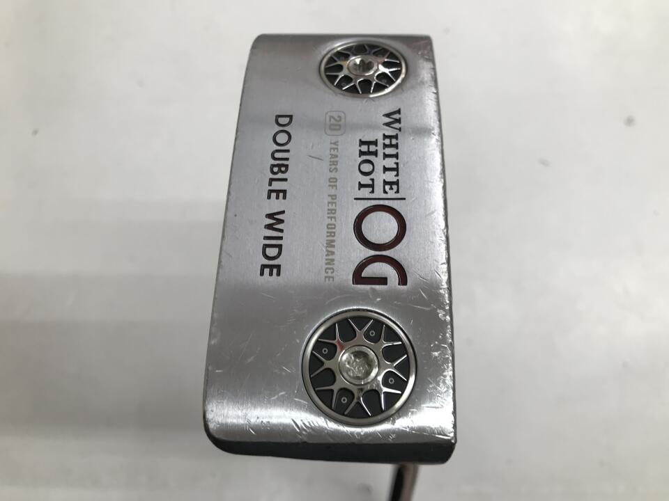 【中古】オデッセイ ホワイト ホット OG DOUBLE WIDE パター 35.0インチ ヘッドカバーあり STROKE LAB Dランク 右利き用 ODYSSEY ゴルフクラブ ゴルフドゥ ゴルフ用品 GOLF DO 中古ゴルフクラブ
