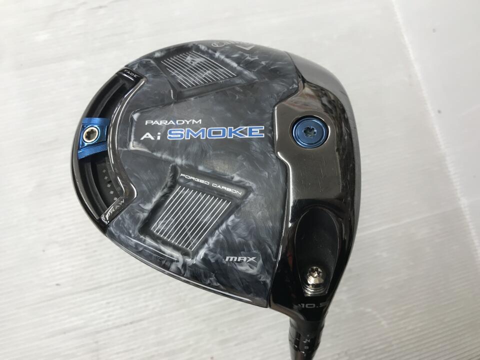 【中古】キャロウェイ PARADYM Ai SMOKE MAX ドライバー 10.5° Sフレックス 45.5インチ ヘッドカバーあり Speeder661EVOLUTION 3 リシャフト品 Cランク 右利き用 Callaway ゴルフクラブ パラダイムAiスモーク