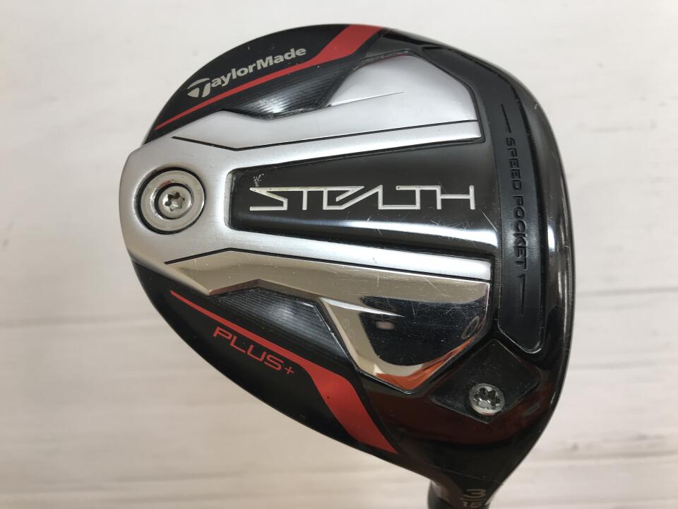 【中古】テーラーメイド STEALTH PLUS+ フェアウェイウッド 3W 15° Sフレックス 43.25インチ ヘッドカバーあり TENSEI SILVER TM50(STEALTH) Cランク 右利き用 Taylormade ゴルフクラブ ステルスプラス ゴルフ