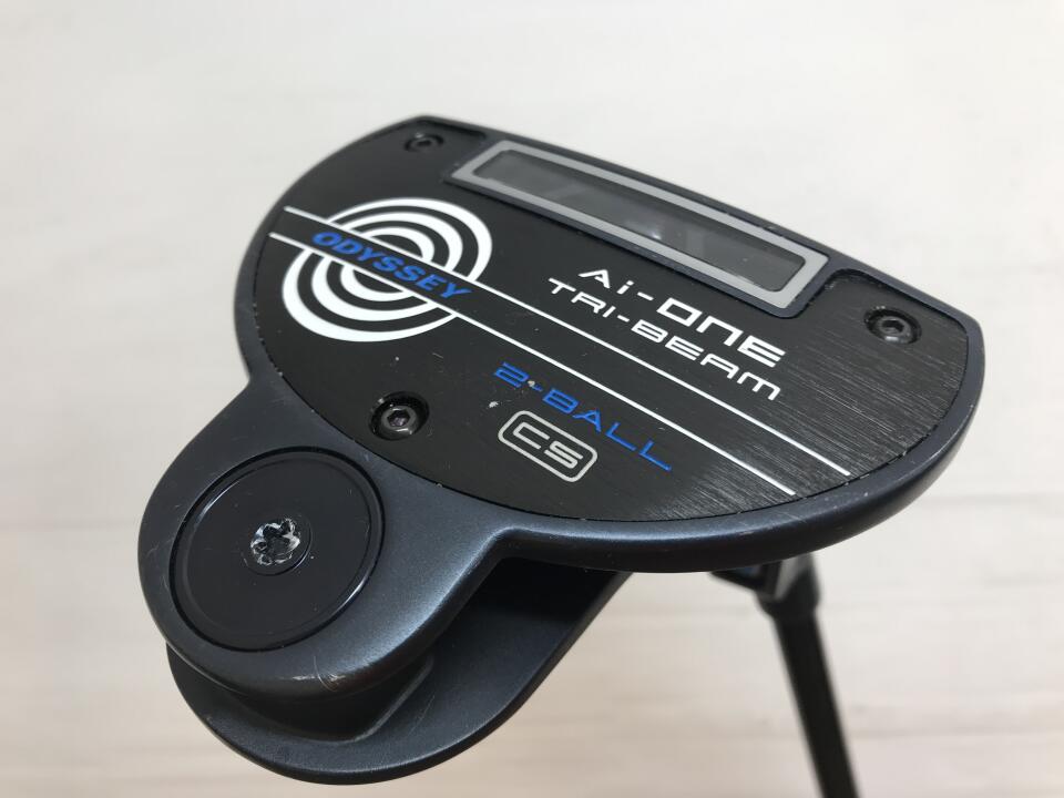 【中古】オデッセイ Ai-ONE TRI-BEAM 2-BALL CS パター 34.0インチ ・・・ リシャフト品 Dランク 右利き用 ODYSSEY ゴルフクラブ ゴルフドゥ ゴルフ用品 GOLF DO 中古ゴルフクラブ
