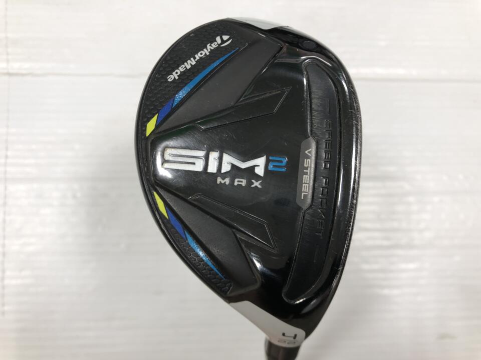 【中古】【訳あり】テーラーメイド SIM2 MAX ユーティリティ 22° Sフレックス 39.5インチ ヘッドカバーあり KBS MAX MT85 JP Dランク 右利き用 Taylormade ゴルフクラブ シム2マックス ゴルフドゥ ゴル
