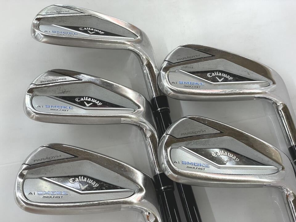 【中古】キャロウェイ PARADYM Ai SMOKE MAX FAST アイアンセット 24&deg; Rフレックス 37.625インチ TENSEI 40 for Callaway(Ai SMOKE) Cランク 右利き用 Callaway ゴルフクラブ パラダイムAiスモークマックスファスト｜ゴルフ ドゥ 中古クラブ店 44,187円