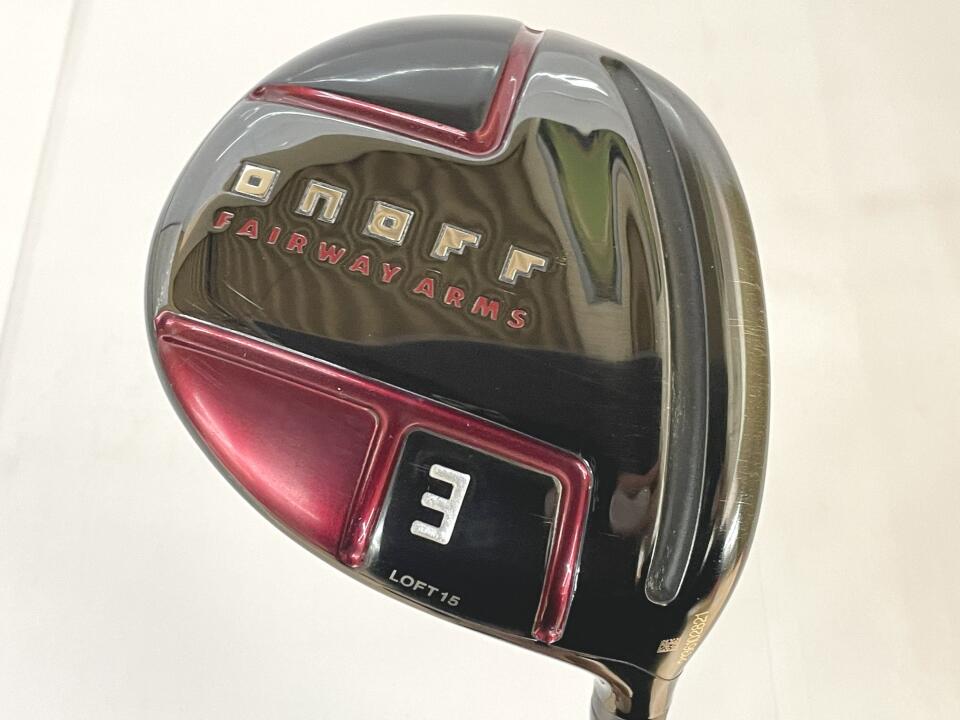 【中古】グローブライド ONOFF FAIRWAY ARMS AKA 2022 フェアウェイウッド 3W 15° SRフレックス 43.0インチ SMOOTH KICK MP-522F Cランク 右利き用 GLOBERIDE ゴルフクラブ オノフ フェアウェイアームズ アカ ゴ