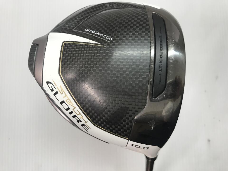 【中古】テーラーメイド STEALTH GLOIRE ドライバー 10.5° Rフレックス 45.75インチ ヘッドカバーあり SPEEDER NX for TM Cランク 右利き用 Taylormade ゴルフクラブ ステルスグローレ ゴルフドゥ ゴルフ用