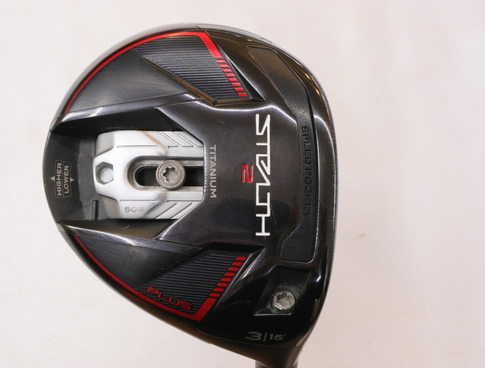 【中古】テーラーメイド STEALTH2 PLUS フェアウェイウッド 3W 15° Sフレックス 43.25インチ ヘッドカバーあり Diamana TM50 Cランク 右利き用 Taylormade ゴルフクラブ ステルス2プラス ゴルフドゥ ゴル
