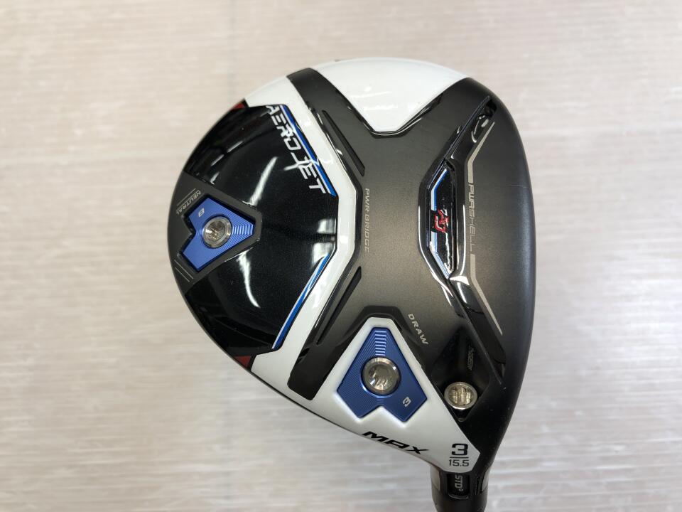 【中古】コブラ AEROJET MAX フェアウェイウッド 3W 15.5° Rフレックス 43.0インチ ヘッドカバーあり SPEEDER NX for Cobra(AEROJET) Cランク 右利き用 COBRA ゴルフクラブ エアロジェットマックス ゴルフド