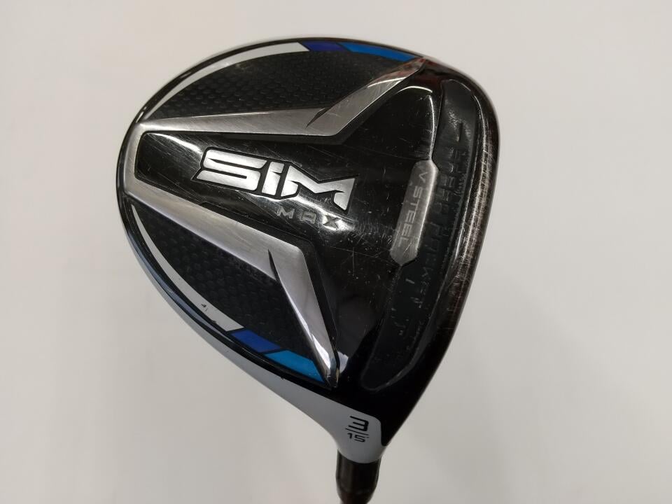 【中古】テーラーメイド SIM MAX フェアウェイウッド 3W 15° Sフレックス 43.25インチ TENSEI BLUE TM50 Dランク 右利き用 Taylormade ゴルフクラブ シムマックス ゴルフドゥ ゴルフ用品 GOLF DO 中古ゴルフ