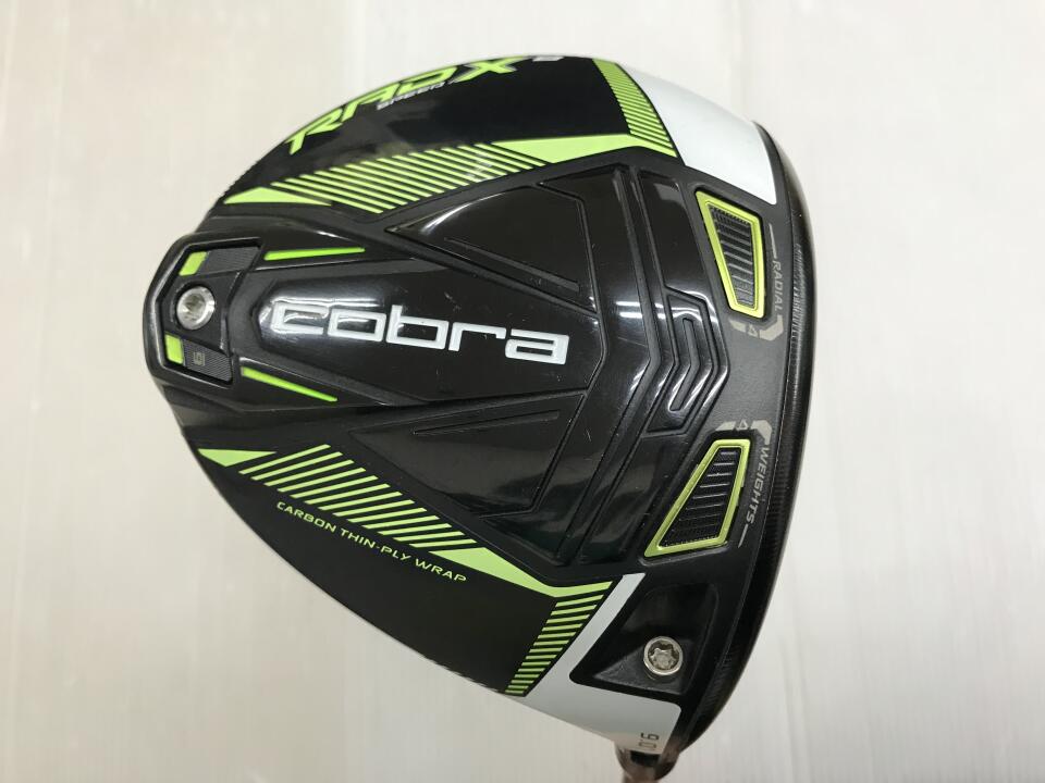【中古】コブラ KING RADSPEED XB Black/Yellow ドライバー 9° Sフレックス 45.25インチ ヘッドカバーあり ツアーAD for RADSPEED Cランク 右利き用 COBRA ゴルフクラブ キングラッドスピード ゴルフドゥ ゴ