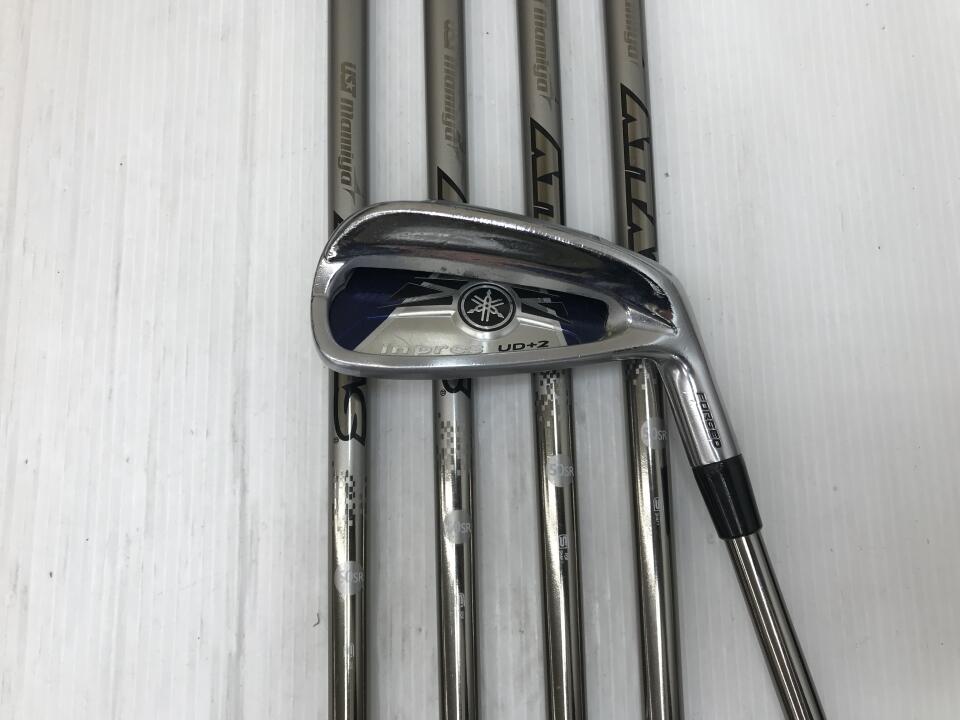 【中古】ヤマハ inpres UD+2 アイアンセット 24° SRフレックス 38.5インチ ATTAS　IRON　50 リシャフト品 Dランク 右利き用 YAMAHA ゴルフクラブ ゴルフドゥ ゴルフ用品 GOLF DO 中古ゴルフクラブ