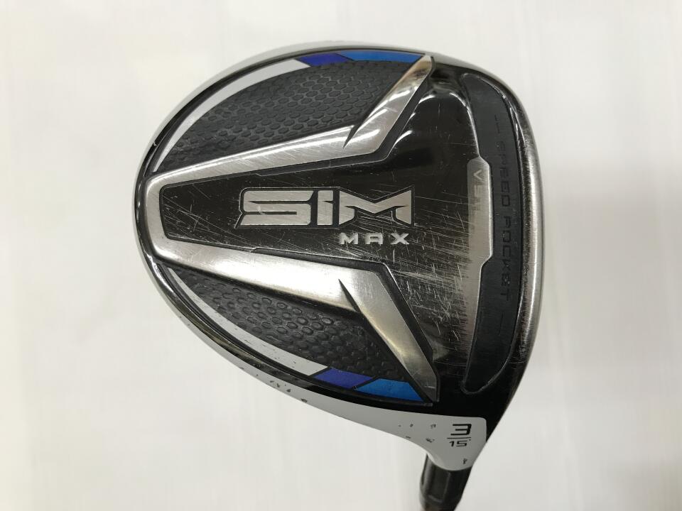 【中古】テーラーメイド SIM MAX フェアウェイウッド 3W 15° Sフレックス 43.25インチ TENSEI BLUE TM50 Dランク 右利き用 Taylormade ゴルフクラブ シムマックス ゴルフドゥ ゴルフ用品 GOLF DO 中古ゴルフ