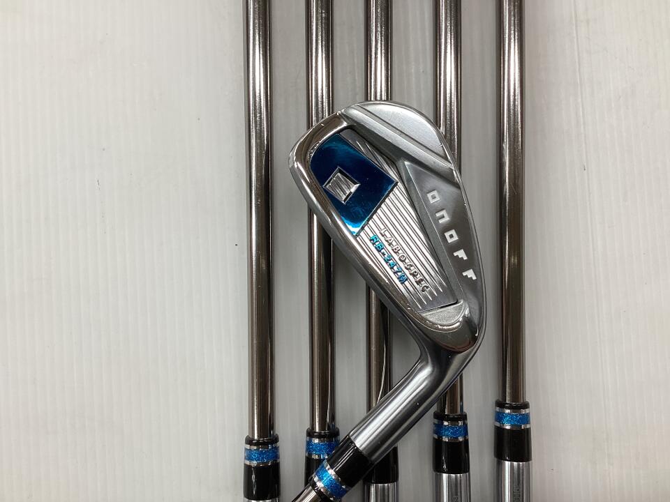 【中古】グローブライド ONOFF LABOSPEC RB-247M アイアンセット Sフレックス 38.0インチ DIAMOND SPEEDER IRON 8 リシャフト品 Bランク 右利き用 GLOBERIDE ゴルフクラブ オノフ ラボスペック ゴルフドゥ ゴ