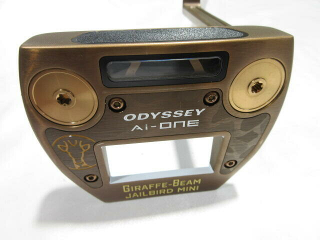 【中古】オデッセイ Ai-ONE GIRAFFE-BEAM JAILBIRD MINI パター 32.0インチ ヘッドカバーあり オリジナルスチール Cランク 右利き用 ODYSSEY ゴルフクラブ ゴルフドゥ ゴルフ用品 GOLF DO 中古ゴルフクラブ