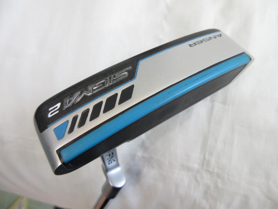 【中古】ピン SIGMA 2 ANSER Platinum パター 34.0インチ ヘッドカバーあり オリジナルスチール(PP60グリップ) Cランク 右利き用 PING ゴルフクラブ ゴルフドゥ ゴルフ用品 GOLF DO 中古ゴルフクラブ|ゴルフ ドゥ 中古クラブ店
