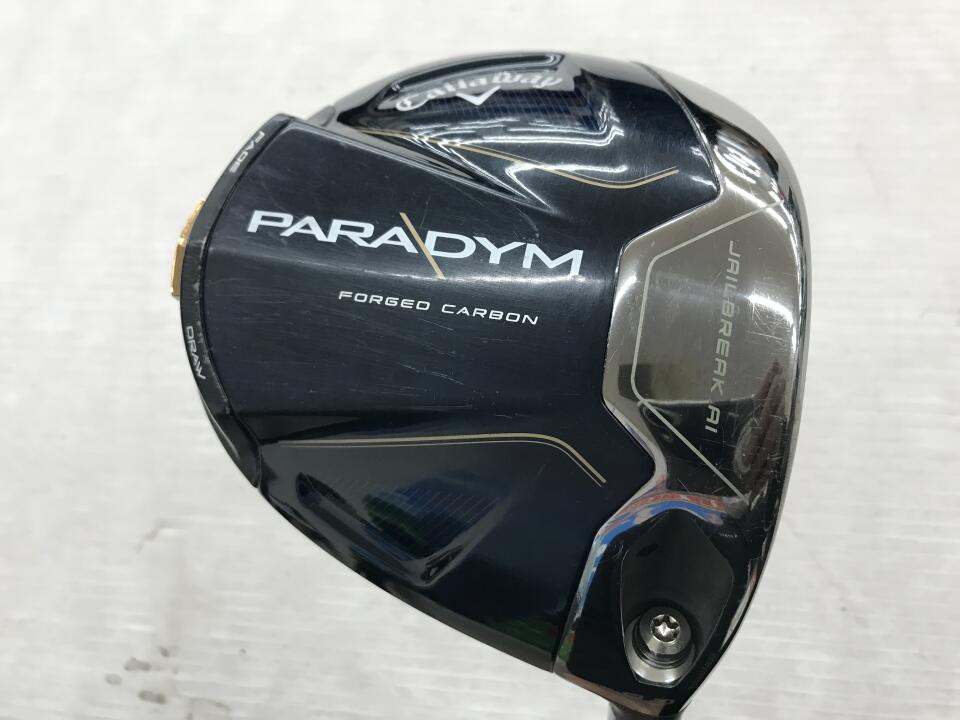【中古】キャロウェイ PARADYM ドライバー 9.0° Sフレックス 45.5インチ ヘッドカバーあり SPEEDER NX60 リシャフト品 Cランク 右利き用 Callaway ゴルフクラブ パラダイム ゴルフドゥ ゴルフ用品 GOLF D