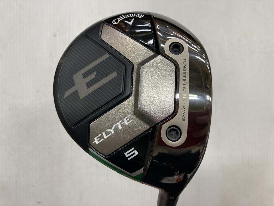 【中古】キャロウェイ ELYTE フェアウェイウッド 5W 18° SRフレックス 42.25インチ ヘッドカバーあり VENTUS GREEN 5 for Callaway Bランク 右利き用 Callaway ゴルフクラブ エリート ゴルフドゥ ゴルフ用品