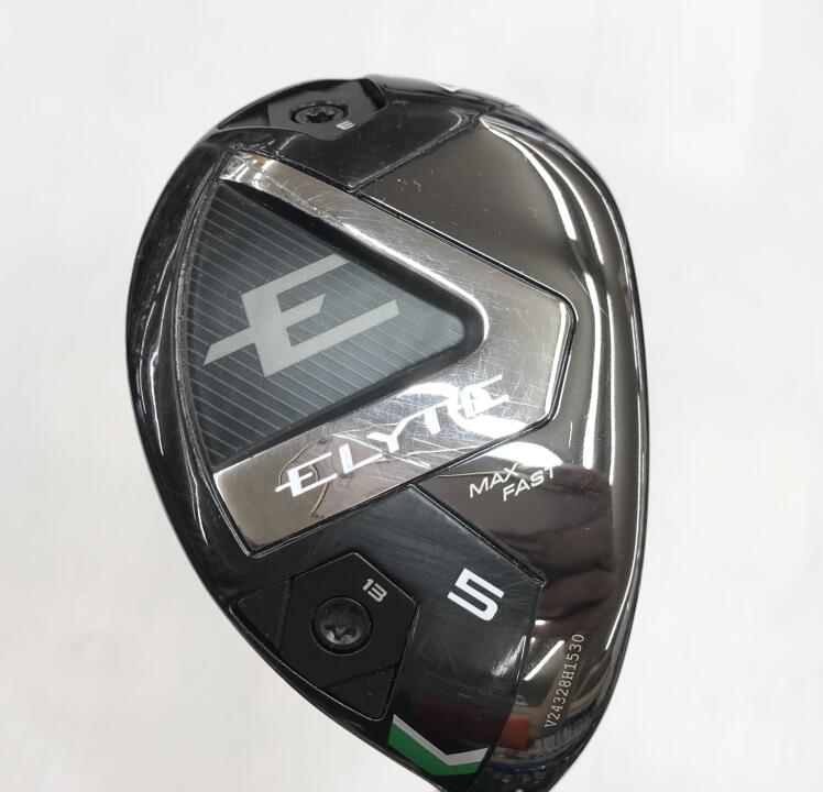 【中古】キャロウェイ ELYTE MAX FAST ユーティリティ 24° Rフレックス 39.0インチ ヘッドカバーあり LIN-Q GREEN 40 for Callaway Bランク 右利き用 Callaway ゴルフクラブ エリートマックスファスト ゴルフ