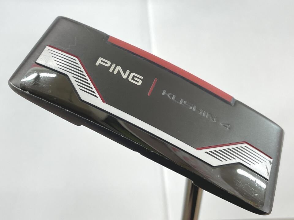 【中古】ピン 2021 KUSHIN 4 パター 33.0インチ オリジナルスチール Dランク 右利き用 PING ゴルフクラブ 2021クッシン4 ゴルフドゥ ゴルフ用品 GOLF DO 中古ゴルフクラブ|ゴルフ ドゥ 中古クラブ店