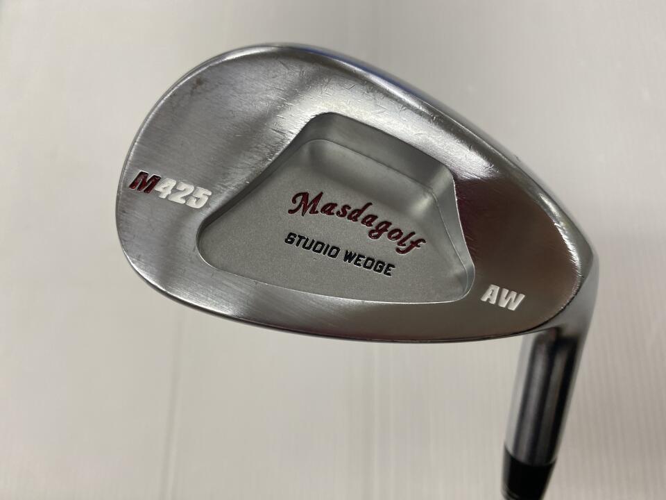 【中古】マスダ STUDIO WEDGE M425 ニッケルクロム ウェッジ 52° 35.5インチ 不明シャフト リシャフト品 Cランク 右利き用 Masda ゴルフクラブ ゴルフドゥ ゴルフ用品 GOLF DO 中古ゴルフクラブ