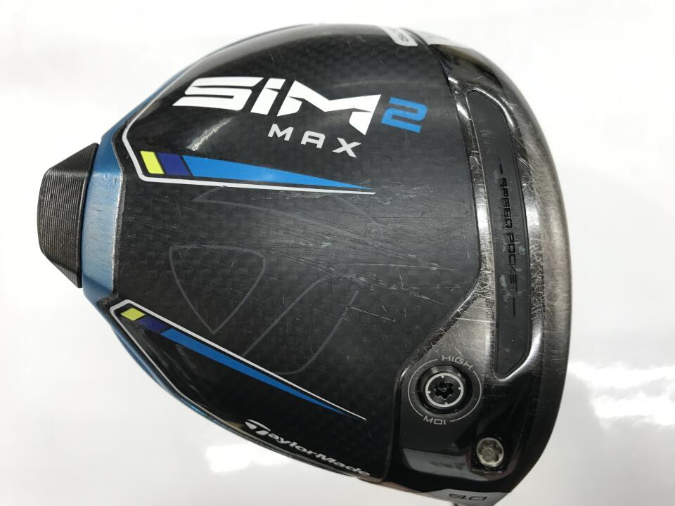 【中古】テーラーメイド SIM2 MAX ドライバー 9.0° Sフレックス 45.5インチ ヘッドカバーあり Diamana　ｔｍ50STEALTH2 PLUS 純正 リシャフト品 Dランク 右利き用 Taylormade ゴルフクラブ シム2マックス 20,145円