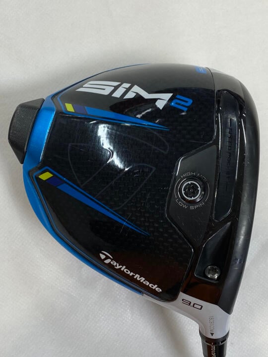 【中古】テーラーメイド SIM2 ドライバー 9° Xフレックス 45.5インチ TENSEI AV 60 リシャフト品 Dランク 右利き用 Taylormade ゴルフクラブ シム2 ゴルフドゥ ゴルフ用品 GOLF DO 中古ゴルフクラブ