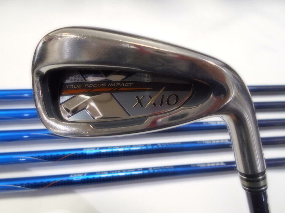 【中古】ダンロップ XXIO 10 ネイビー アイアンセット 23° Rフレックス 38.25インチ MP1000 ネイビー Cランク 右利き用 DUNLOP ゴルフクラブ ゼクシオ10 ゴルフドゥ ゴルフ用品 GOLF DO 中古ゴルフクラ