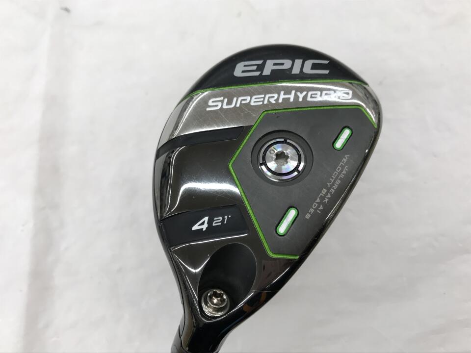 【中古】キャロウェイ EPIC SUPER HYBRID ユーティリティ 21° Rフレックス 39.75インチ ヘッドカバーあり MCH 60 リシャフト品 Cランク 右利き用 Callaway ゴルフクラブ エピックスーパーハイブリッド 16,576円