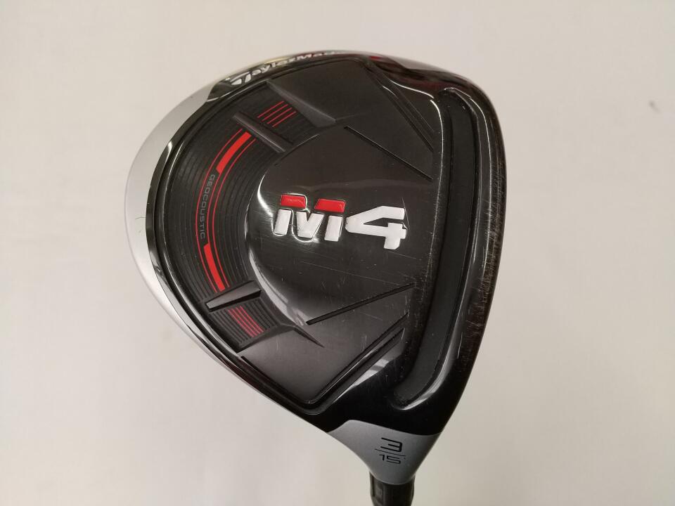 【中古】テーラーメイド M4 US フェアウェイウッド 3W 15° Sフレックス 43.25インチ ATMOS Red 6 Cランク 右利き用 Taylormade ゴルフクラブ ゴルフドゥ ゴルフ用品 GOLF DO 中古ゴルフクラブ