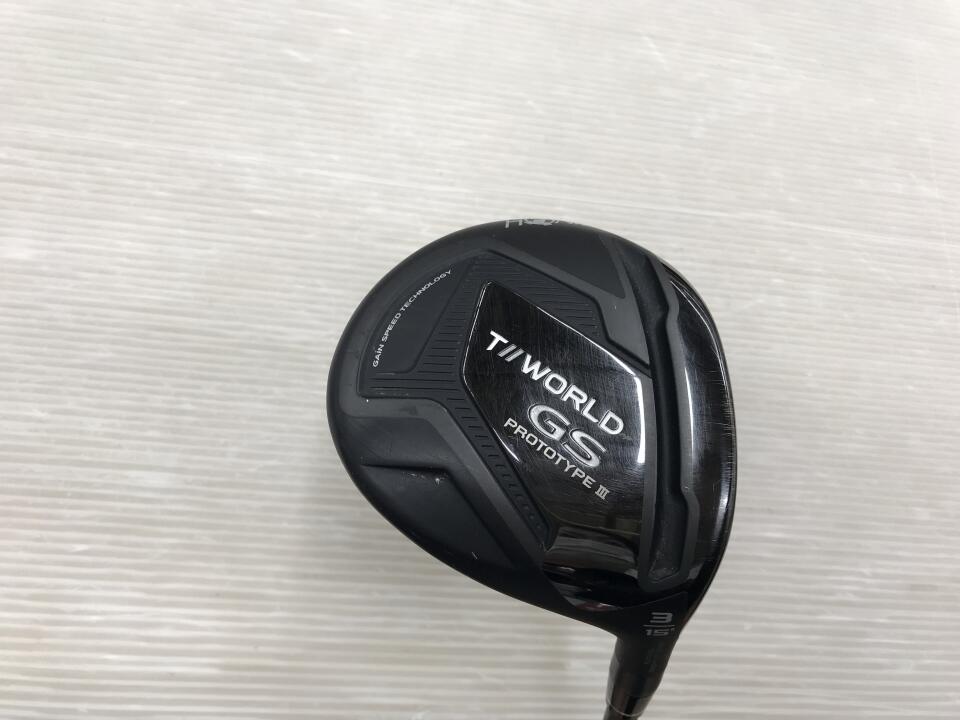【中古】ホンマゴルフ TOUR WORLD GS PROTOTYPE フェアウェイウッド 3W 15° Sフレックス 43.25インチ ヘッドカバーあり VIZARD FZ-5 Cランク 右利き用 ゴルフクラブ ツアーワールドGSプロトタイプ ゴルフ 10,775円