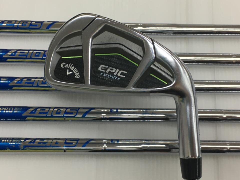【中古】キャロウェイ EPIC STAR アイアンセット Sフレックス 38.0インチ NSプロ Zelos 7 Dランク 右利き用 Callaway ゴルフクラブ エピックスター ゴルフドゥ ゴルフ用品 GOLF DO 中古ゴルフクラブ