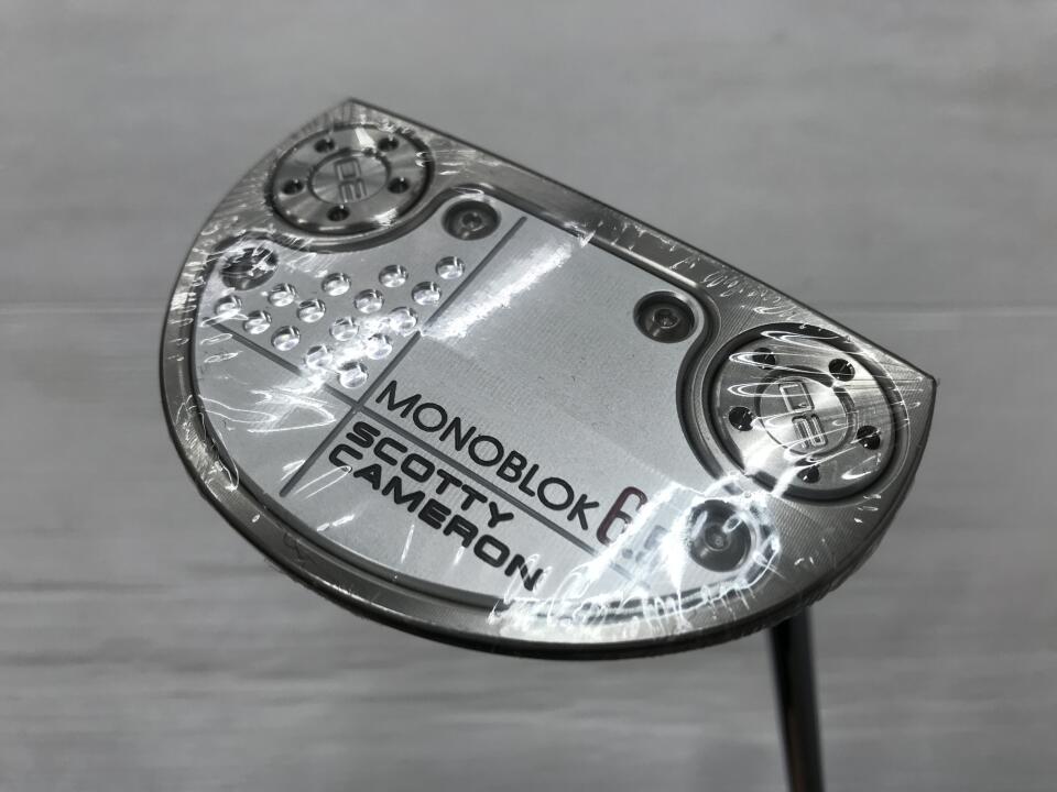 【中古】タイトリスト SC MONOBLOK 6.5 パター 33.0インチ ヘッドカバーあり オリジナルスチール Sランク 右利き用 Titleist ゴルフクラブ ゴルフドゥ ゴルフ用品 GOLF DO 中古ゴルフクラブ