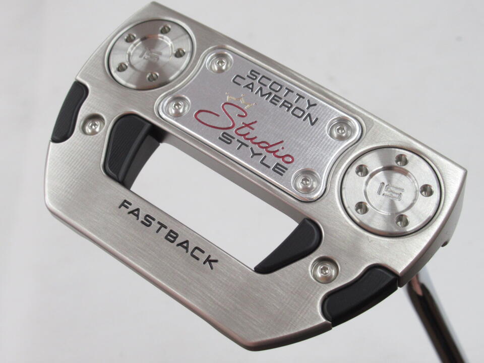 【中古】タイトリスト SC STUDIO STYLE FASTBACK パター 34.0インチ ヘッドカバーあり オリジナルスチール Aランク 右利き用 Titleist ゴルフクラブ スコッティキャメロン スタジオスタイル ゴルフド