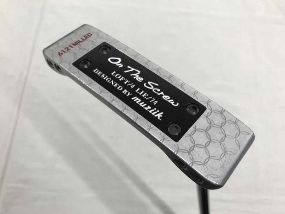 【中古】ムジーク On The Screw 6121 クランクネック パター 34.0インチ ヘッドカバーあり 各種シャフト Cランク 右利き用 muziik ゴルフクラブ ゴルフドゥ ゴルフ用品 GOLF DO 中古ゴルフクラブ｜ゴルフ ドゥ 中古クラブ店