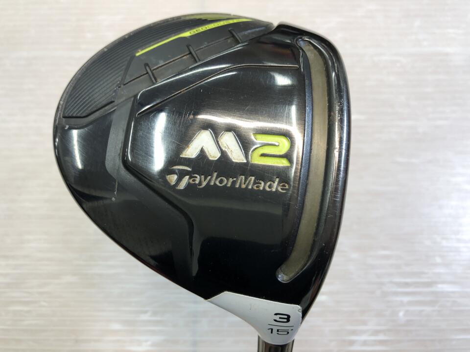 【中古】テーラーメイド M2 2017 フェアウェイウッド 3W 15° SRフレックス 43.25インチ TM1-217 Dランク 右利き用 Taylormade ゴルフクラブ ゴルフドゥ ゴルフ用品 GOLF DO 中古ゴルフクラブ