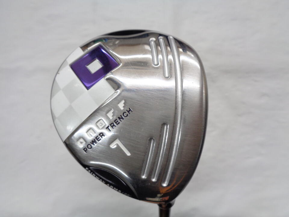 【中古】【レディースモデル】グローブライド ONOFF FAIRWAY ARMS LADY 2021 フェアウェイウッド 7W 22° Sフレックス 41.25インチ ヘッドカバーあり ATTAS MB-FW 45 リシャフト品 Dランク 右利き用 GLOBERIDE