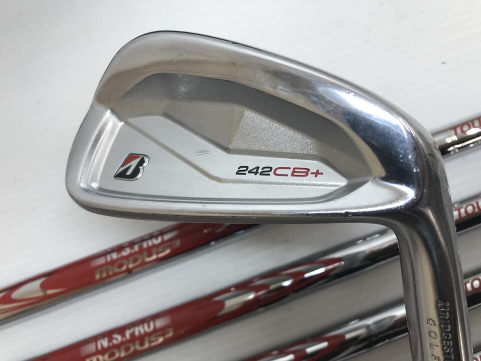 【中古】ブリヂストン 242CB+ アイアンセット 24° Sフレックス 38.0インチ NSプロ MODUS 3 TOUR 105 Cランク 右利き用 BRIDGESTONE ゴルフクラブ ゴルフドゥ ゴルフ用品 GOLF DO 中古ゴルフクラブ
