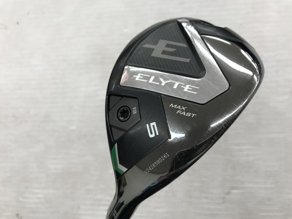 【中古】キャロウェイ ELYTE MAX FAST ユーティリティ 24° SRフレックス 39.5インチ ヘッドカバーあり LIN-Q GREEN 40 for Callaway Cランク 右利き用 Callaway ゴルフクラブ エリートマックスファスト ゴル