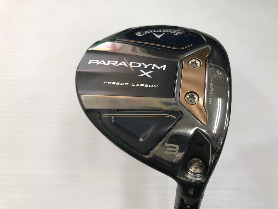 【中古】キャロウェイ PARADYM X フェアウェイウッド 3W 15° Sフレックス 43.0インチ ヘッドカバーあり VENTUS TR 5 for Callaway Cランク 右利き用 Callaway ゴルフクラブ パラダイムX ゴルフドゥ ゴルフ用