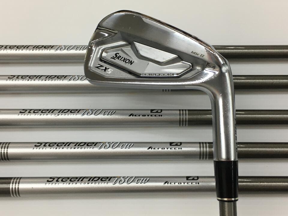 【中古】ダンロップ SRIXON ZX5 Mk2 アイアンセット Sフレックス 38.25インチ Steel Fiber i80 CW Dランク 右利き用 DUNLOP ゴルフクラブ スリクソンZX5 MK2 ゴルフドゥ ゴルフ用品 GOLF DO 中古ゴルフクラブ|ゴルフ ドゥ 中古クラブ店