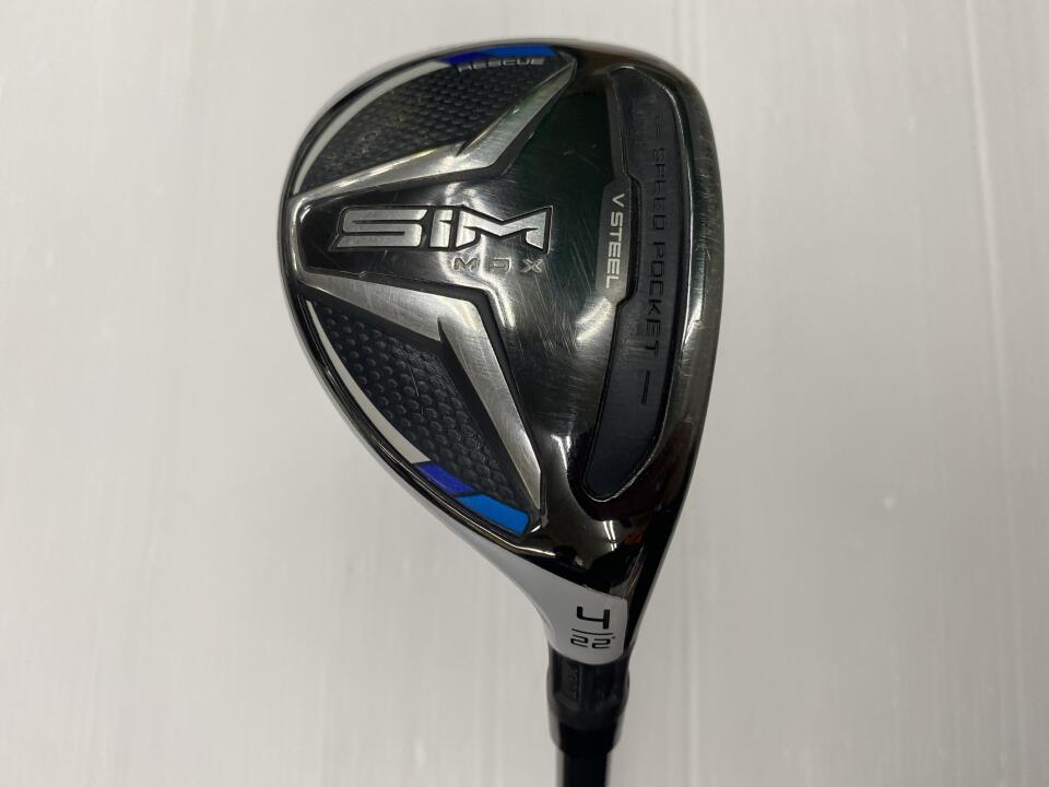 【中古】テーラーメイド SIM MAX ユーティリティ 22° Rフレックス 39.75インチ TENSEI BLUE TM60 Cランク 右利き用 Taylormade ゴルフクラブ シムマックス ゴルフドゥ ゴルフ用品 GOLF DO 中古ゴルフクラブ